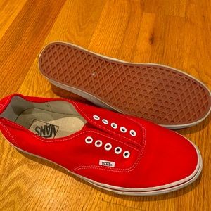 Men’s red vans